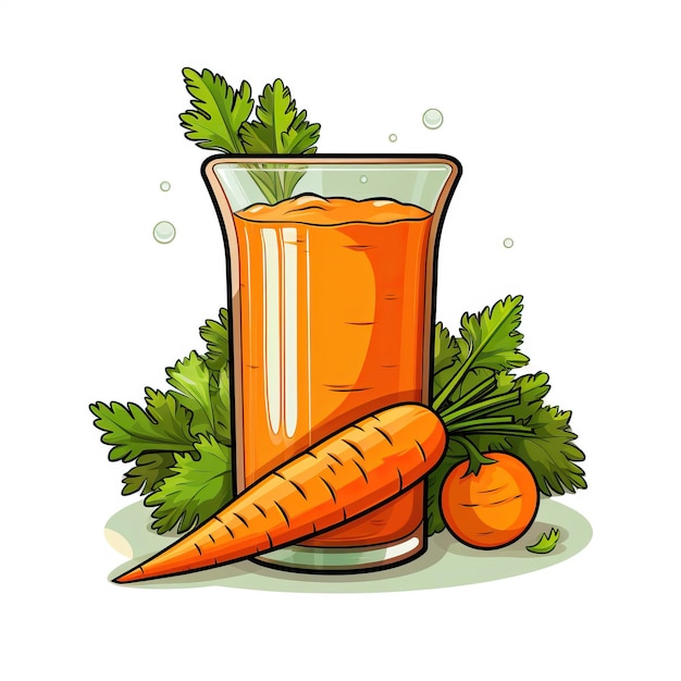 Vecteur vector plat logo carrot juice vecteur fond blanc 3d vecteur couleur eau animal boisson nourriture nourriture