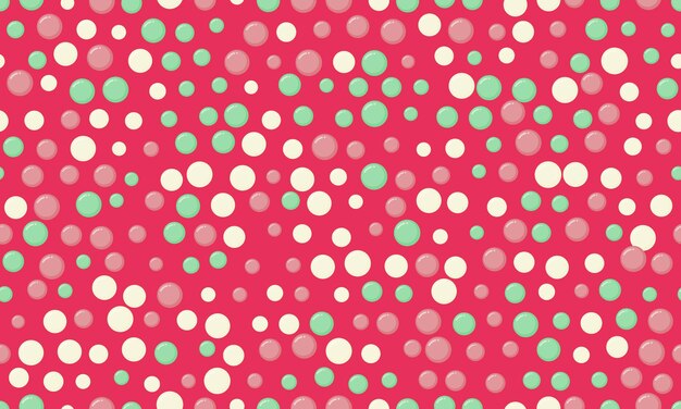 Vector à points polka avec un motif de taches rondes répétitives Parfait pour les impressions textiles sans couture, les papiers peints à la mode et les arrière-plans d'affiches géométriques abstraites