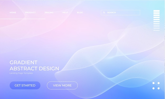 Vector de prise de vue complète du ciel avec gradient pour la page d'atterrissage