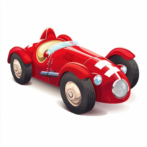 Vecteur vector_red_racing_carfunny_speedy_automobile (voiture de course rouge)