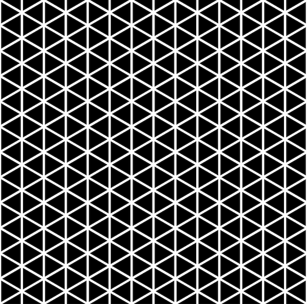 Vector Répétant Le Modèle Sans Couture De Grille Triangulaire Géométrique Avec Treillis. Lignes De Quadrillage Diagonales