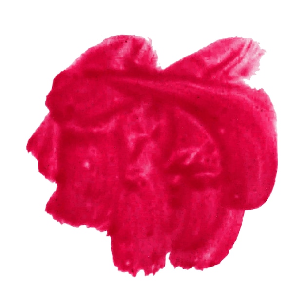 Vector rose néon violet écarlate rouge traits et pinceau sec marque les éclaboussures et les taches d'aquarelle ou d'encre