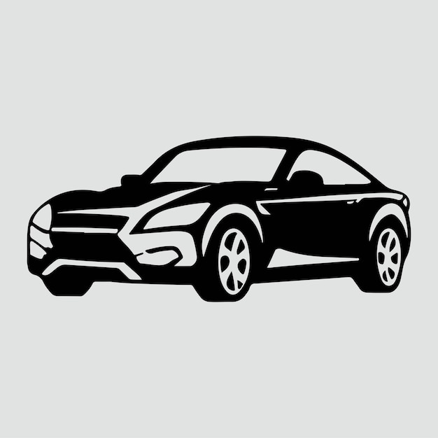 Vector De La Silhouette De La Voiture