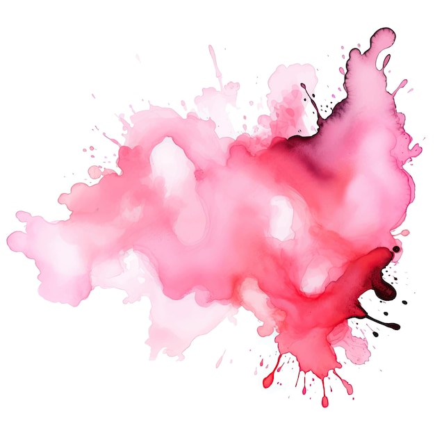 Vector De Tache D'aquarelle Abstraite Et Colorée