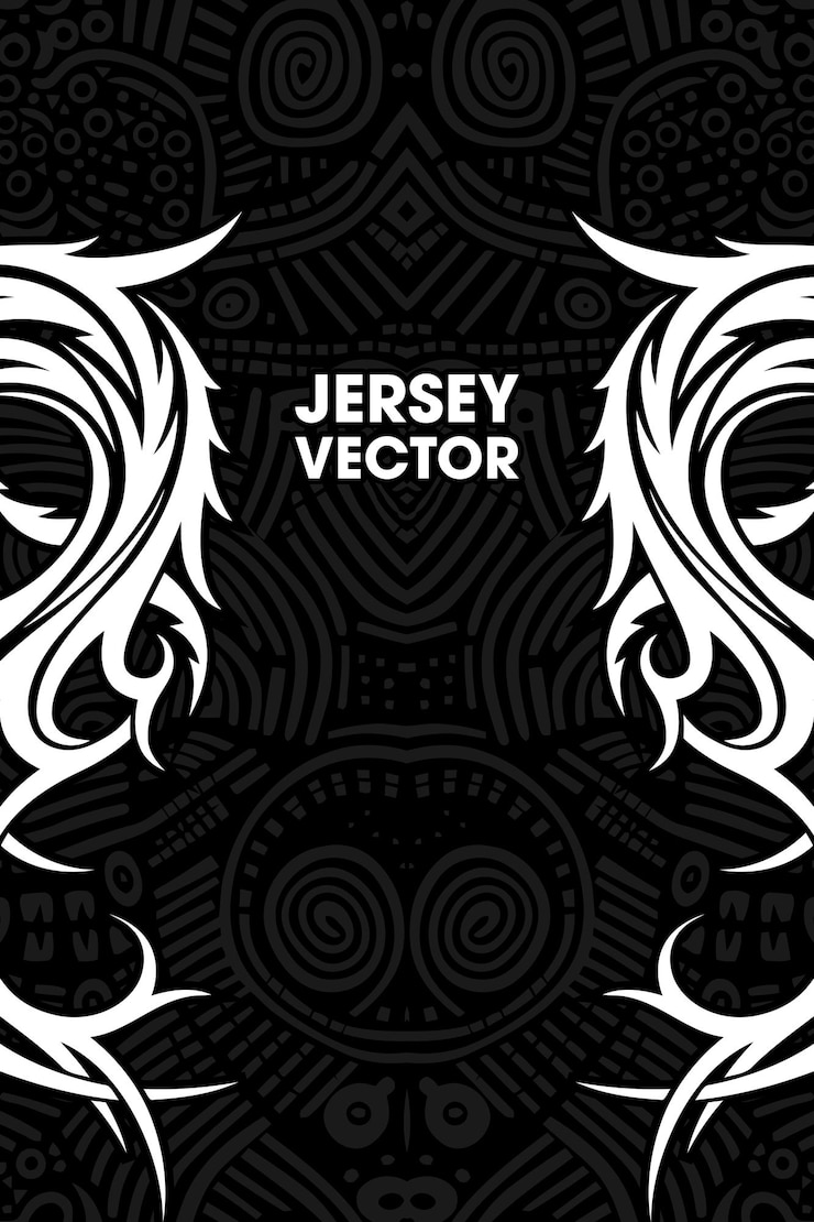 Vecteur vector tribal pour le design du maillot de sport