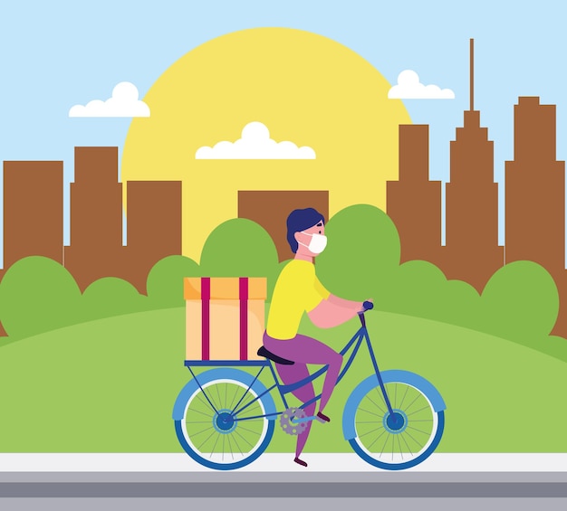 Vélo de livreur