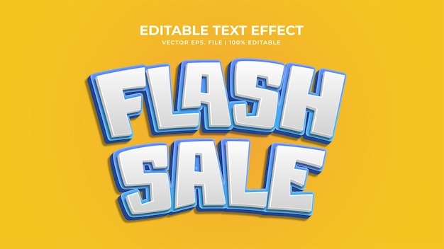 Vente flash effet texte