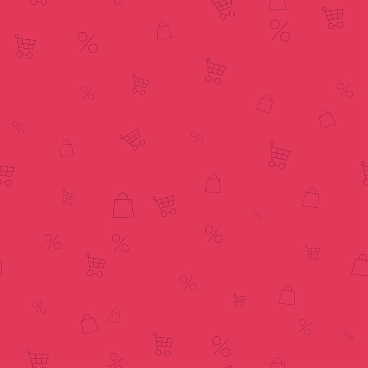 Vecteur une vente de motifs sans couture du vendredi noir rouge