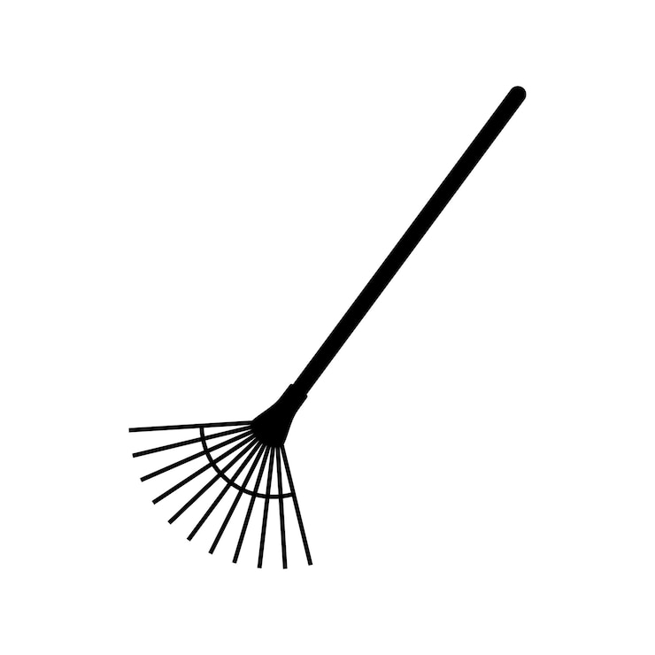 Vecteur ventilateur de jardin balai pour nettoyer les feuilles