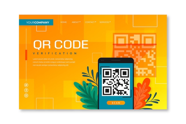 Vérification Du Code Qr - Page De Destination