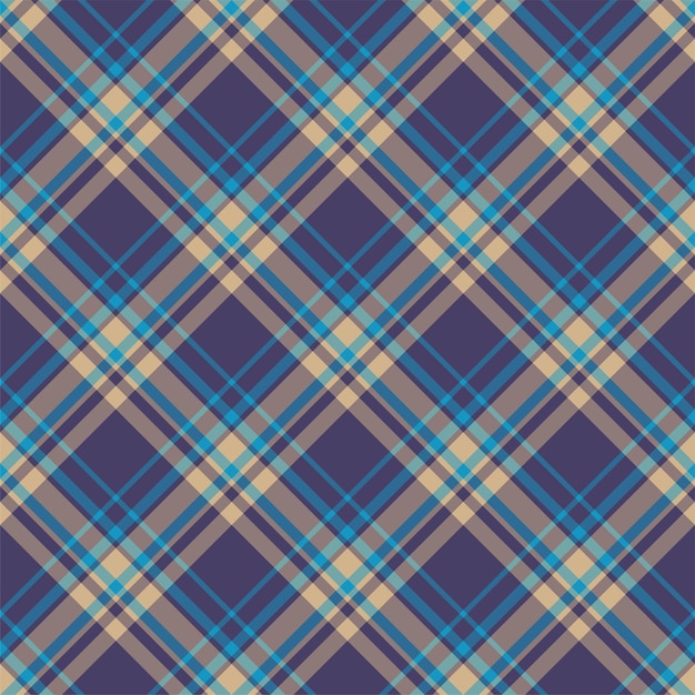 Vérifiez Le Motif Sans Couture à Carreaux. Fond De Vecteur D'ornement Textile. Conception De Tissu Plat. Tartan.