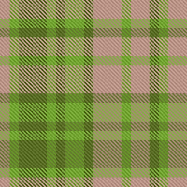 Vérifiez La Texture Du Motif Du Plaid Tartan Sans Couture Avec Un Textile De Vecteur De Tissu De Fond