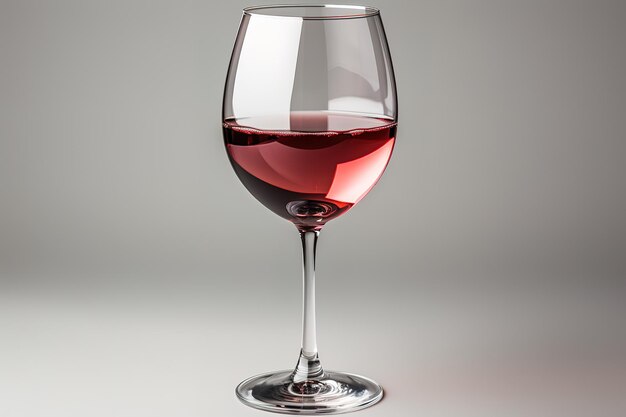 Vecteur verre de vin rouge à vie immobile