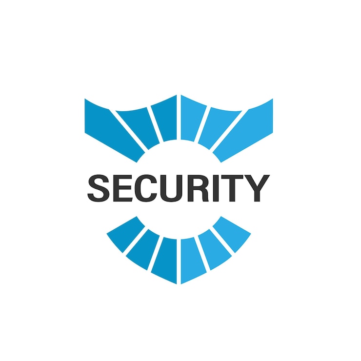 Vecteur verrouiller la technologie de sécurité du logo