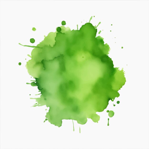 Vert Fond D'aquarelle