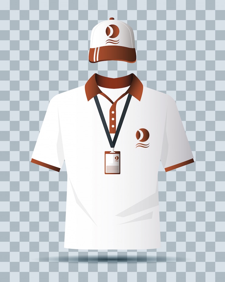 Vecteur vêtements de chemise et casquette icône isolé de marque
