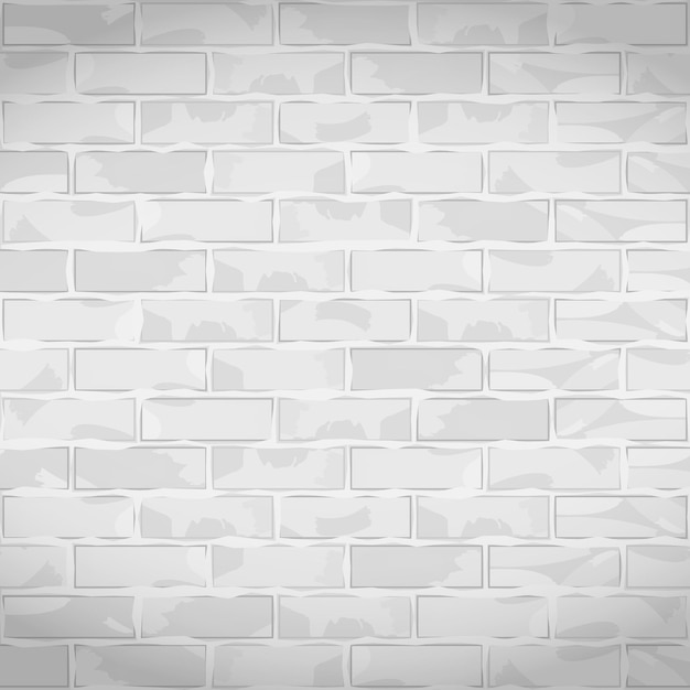 Vecteur vieux mur de briques blanches, illustration vectorielle eps10