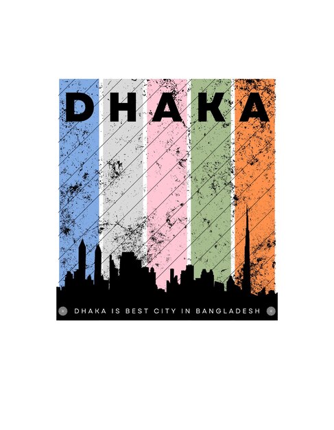 Vecteur la ville de dhaka