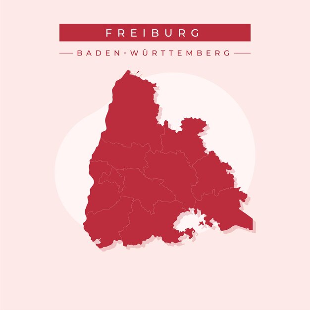 Vecteur la ville de fribourg