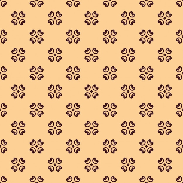 Vintage Motif Floral Sans Couture