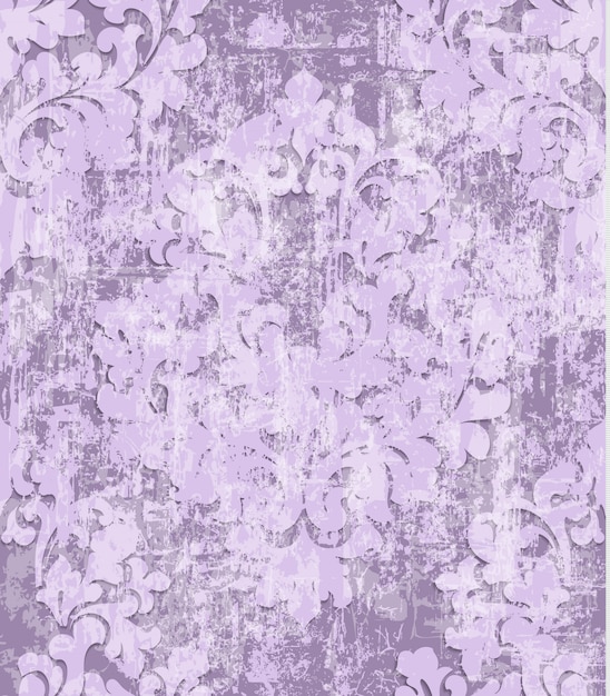 Vintage Texture De Fond Baroque Rose