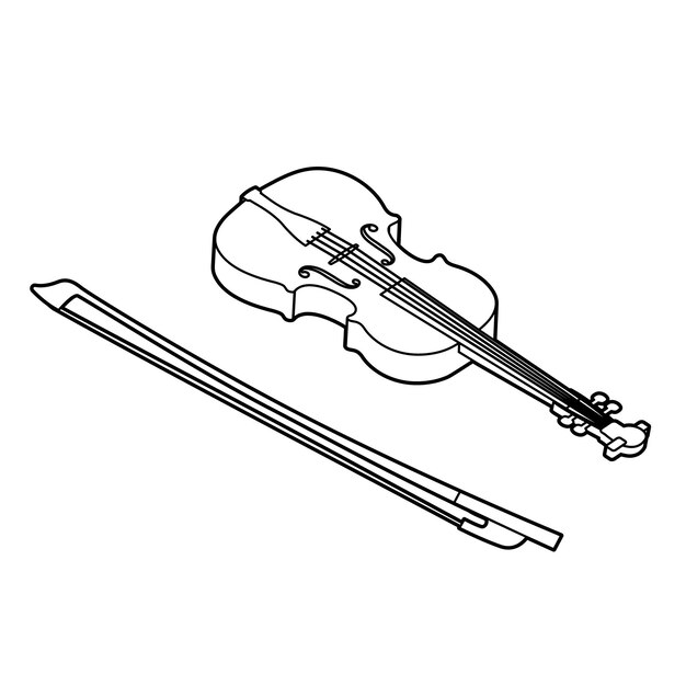 Vecteur le violon