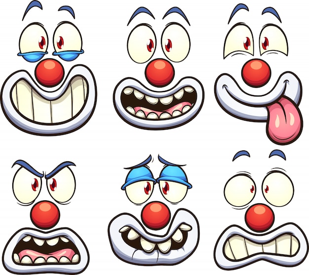 Visages De Clown