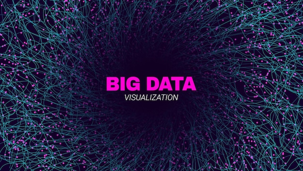 Visualisation de flux de données volumineuses de technologie abstraite