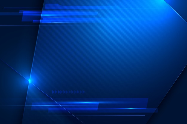 Vitesse et mouvement fond bleu futuriste
