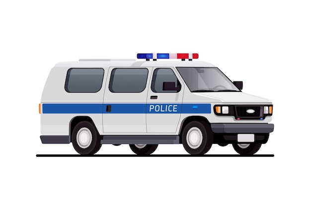 Voiture. Fbi. Police. Transport Spécial.