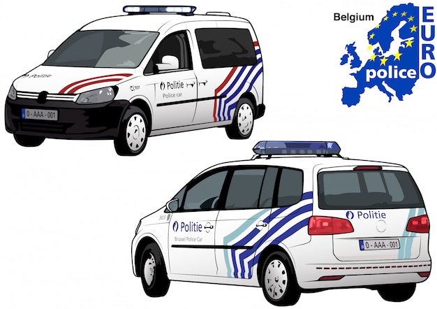 Voiture De Police Belge