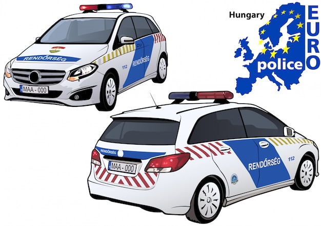 Voiture De Police Hongroise