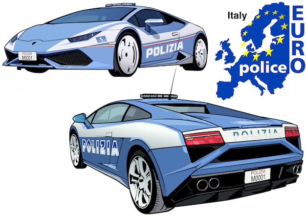 Voiture De Police Italienne