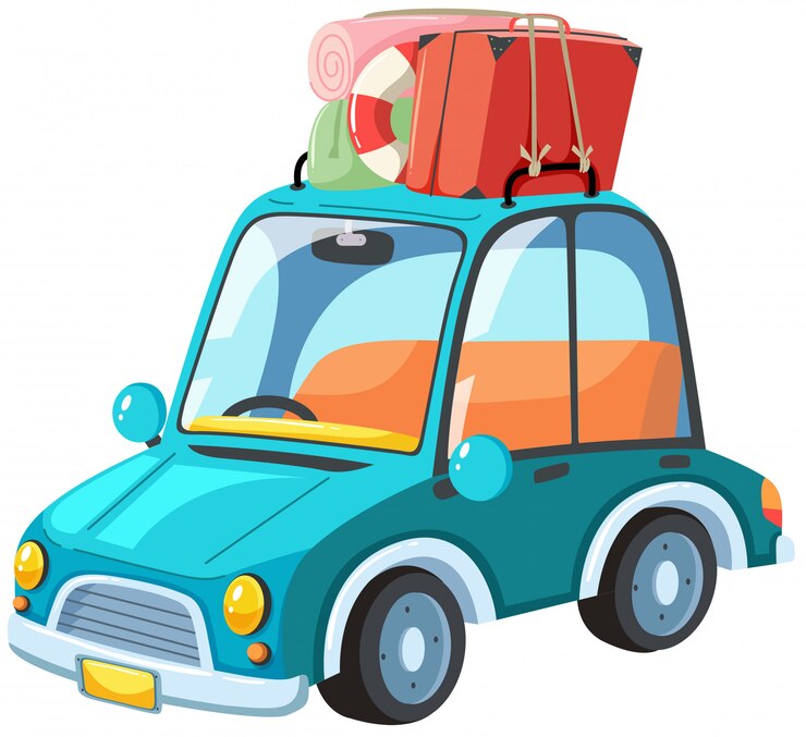 Une voiture sur un road trip