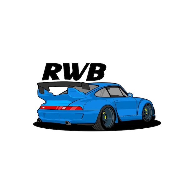 Vecteur voiture rwb