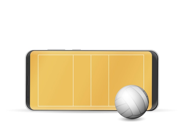 Volley-ball Sur Téléphone Intelligent