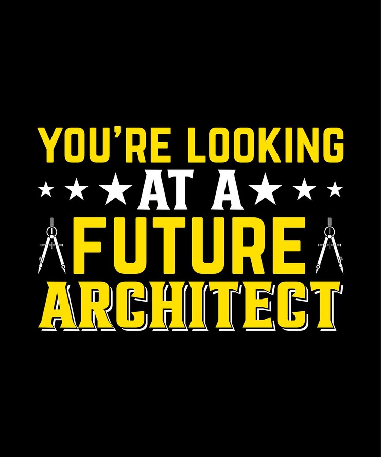 Vous cherchez un futur architecte. Conception de T-shirt d'architecte.