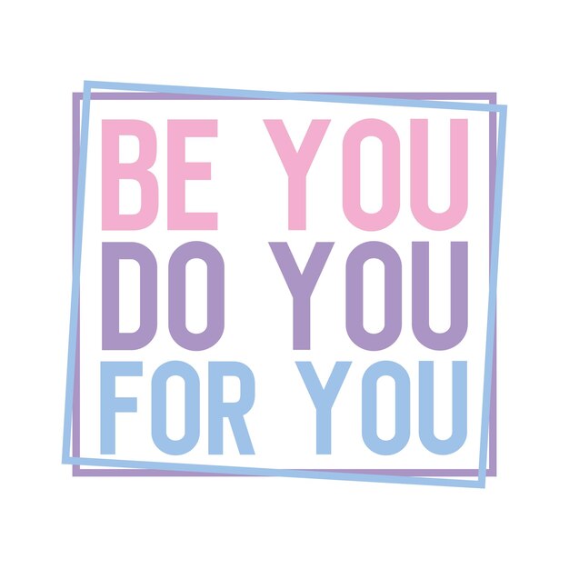 Vous faites vous-même pour vous-même design d'amour