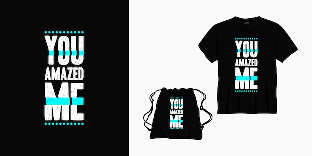 Vous M'étonnez Conception De Lettrage De Typographie Pour T-shirt, Sac Ou Marchandise