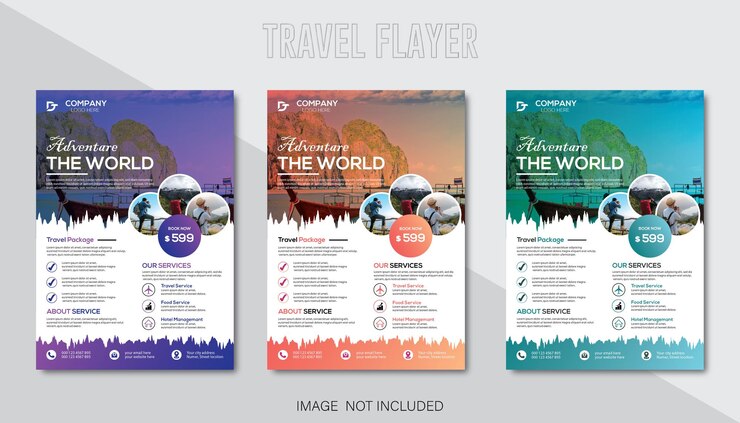 voyage explorez le modèle d'affiche ou de bannière du monde