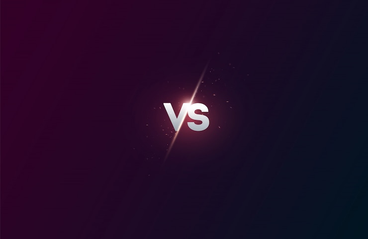 Vecteur vs lettres pour le sport et la compétition de combat.