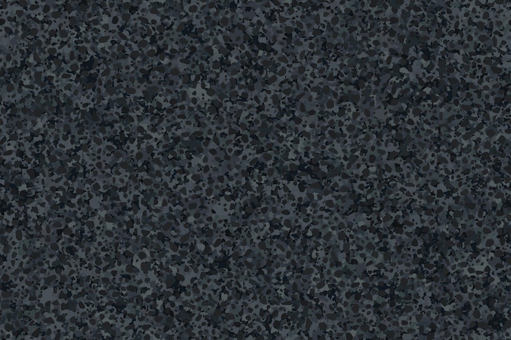 Vecteur vue de dessus de modèle sans couture d'asphalte texturé gris foncé
