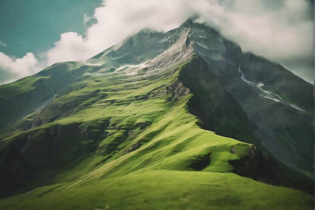 vue sur les montagnes