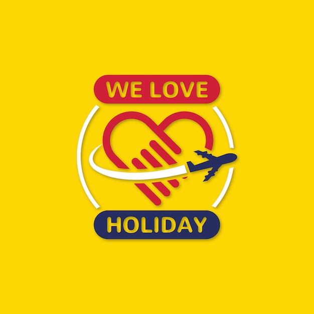 We Love Holiday Badge