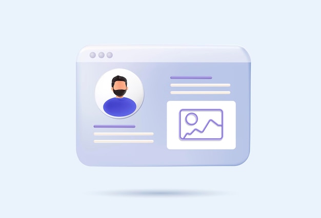 Web page interface design web user windows frame search Web design web development 3d vector icon