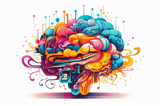 Vecteur whimsical_human_brain