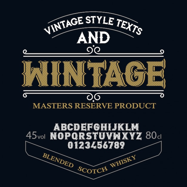 Wintage Typeface