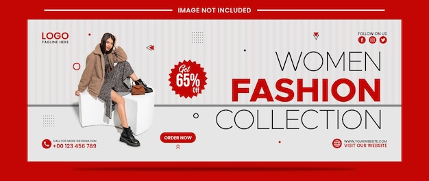 Women Fashion Collection Offre La Conception De Modèles De Bannière De Médias Sociaux