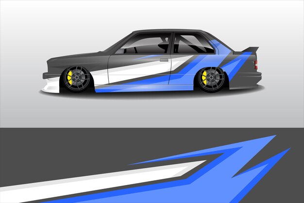 Wrap Design pour voitures vecteur Sports rayures autocollants voitures autocollants de course pour le tuning