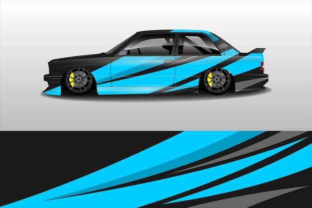Wrap Design pour voitures vecteur Sports rayures autocollants voitures autocollants de course pour le tuning